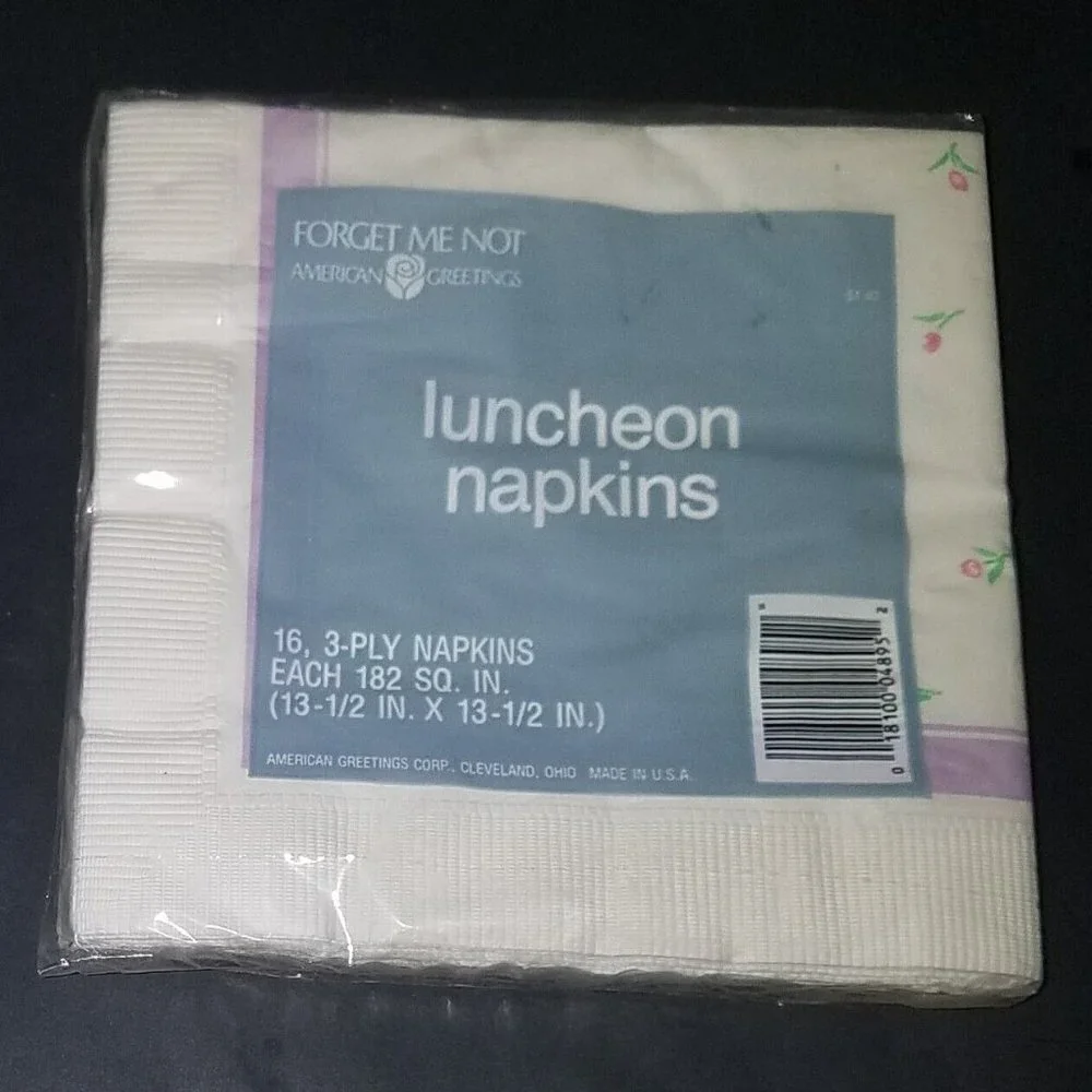 VTG Easter Bunny Luncheon Napkins 3 ply 13.5